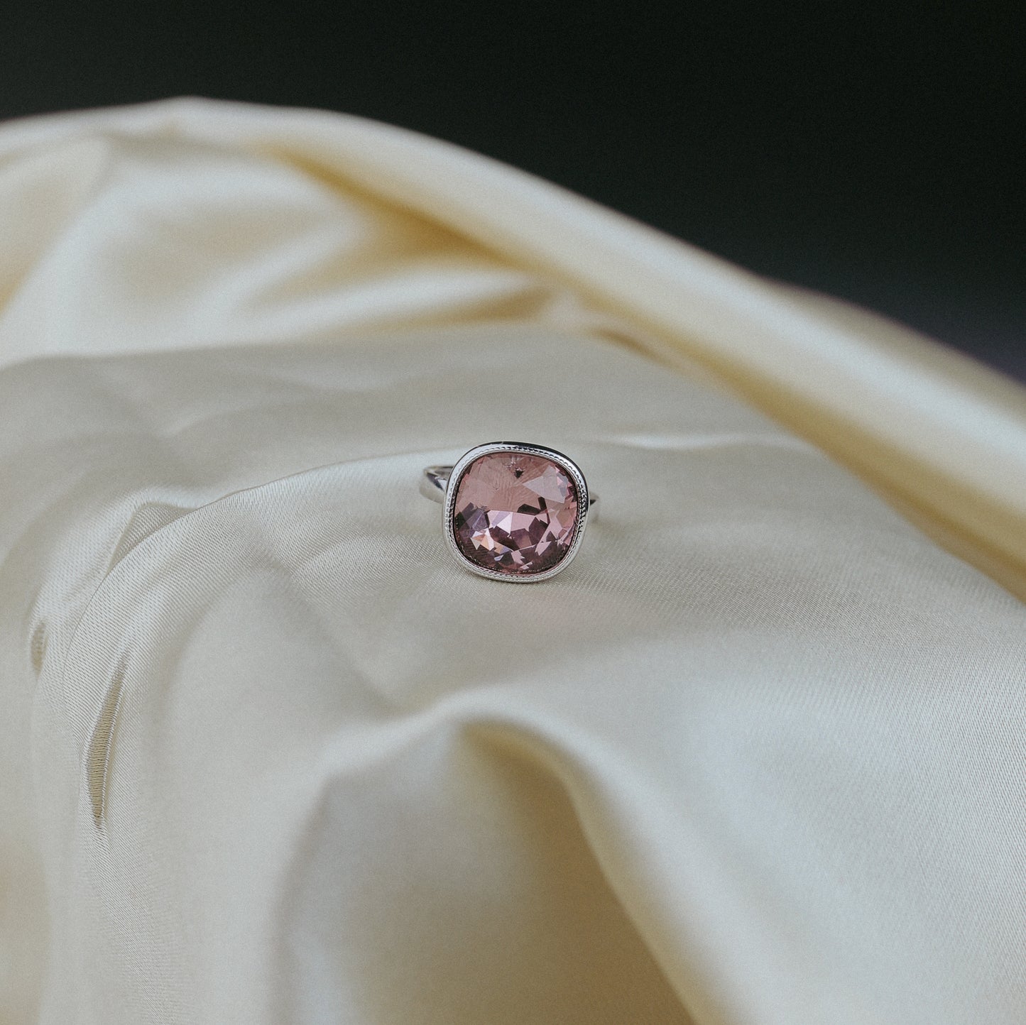 Stunning Pink Diamond Ring